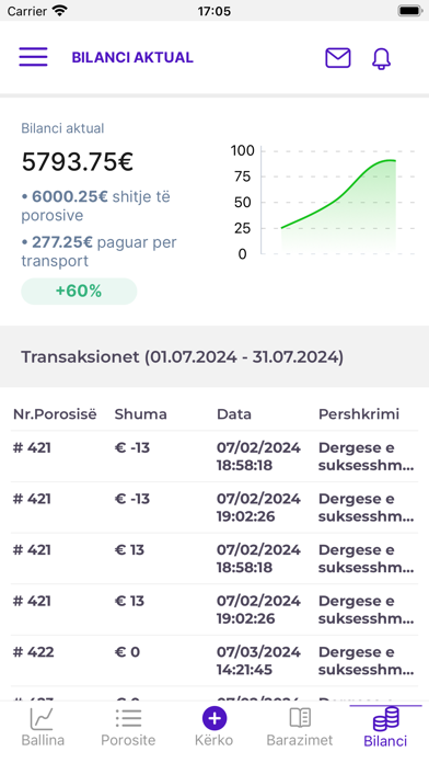 Postman Driver Screenshot