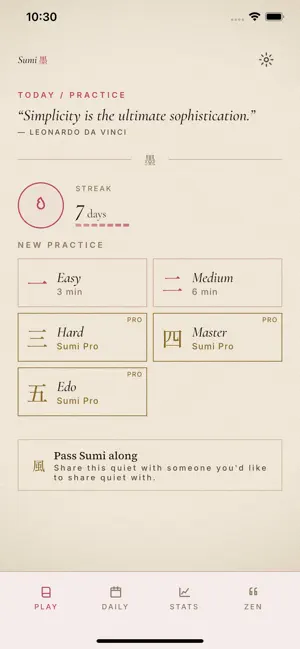 Sumi: Zen Sudoku screenshot 1
