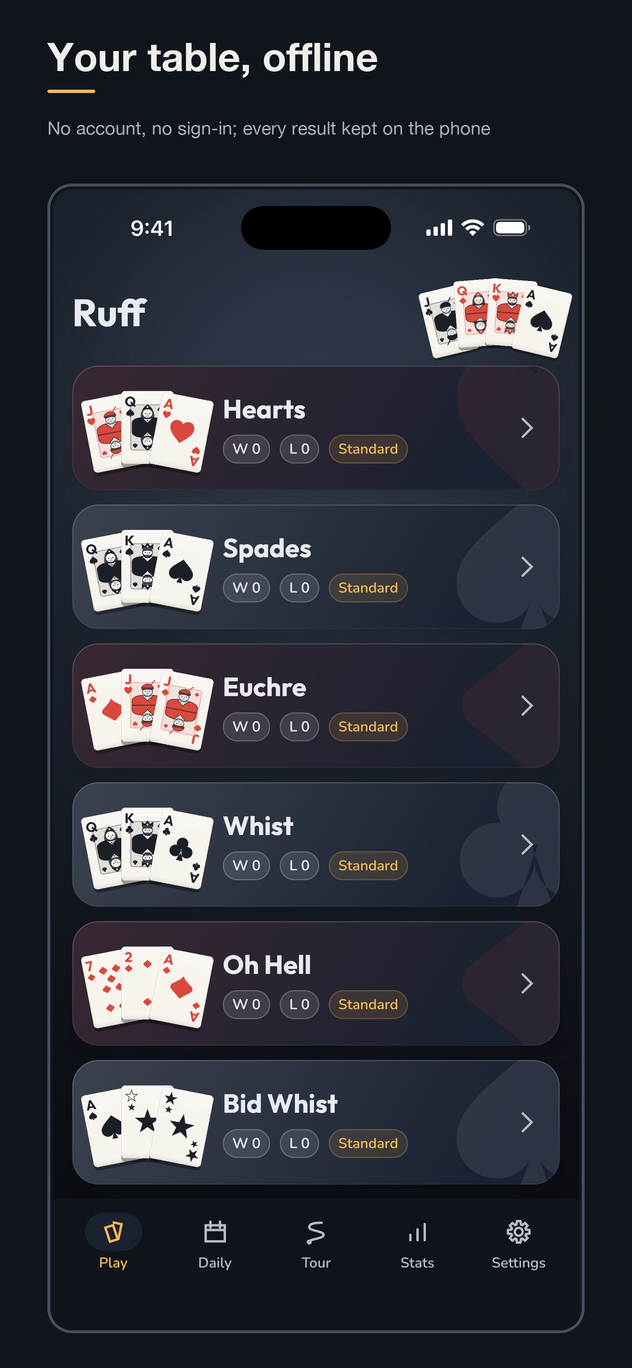 Screenshot 6 of Ruff: Hearts, Spades, Euchre