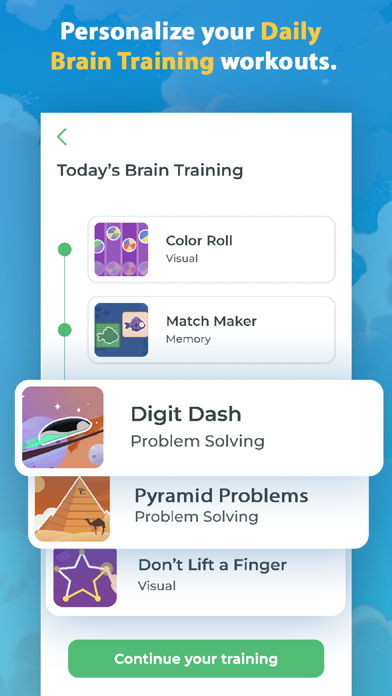 Brainwell - Brain Training Screenshot