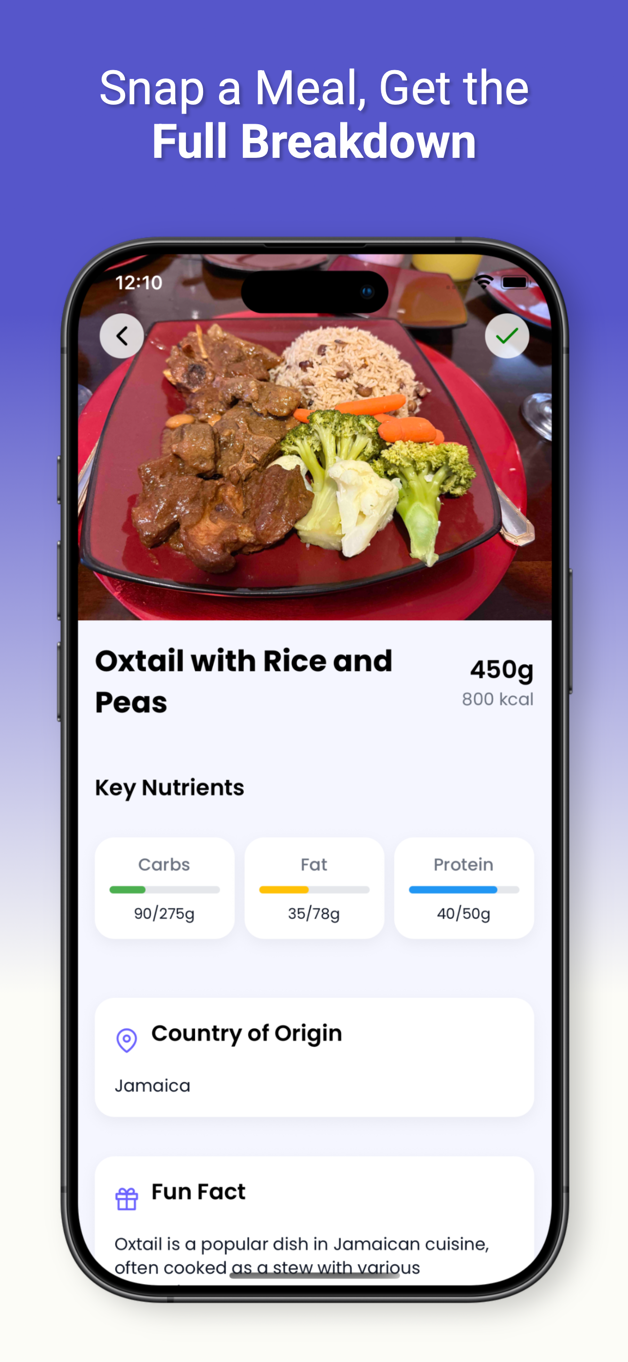 BiteBeam - Meal Analyzer
