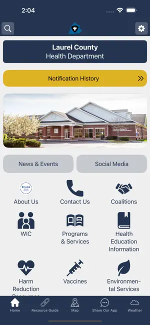 Laurel Co Health Dept KY screenshot 1