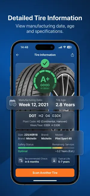 Tire Age Scanner & Identifier screenshot 2