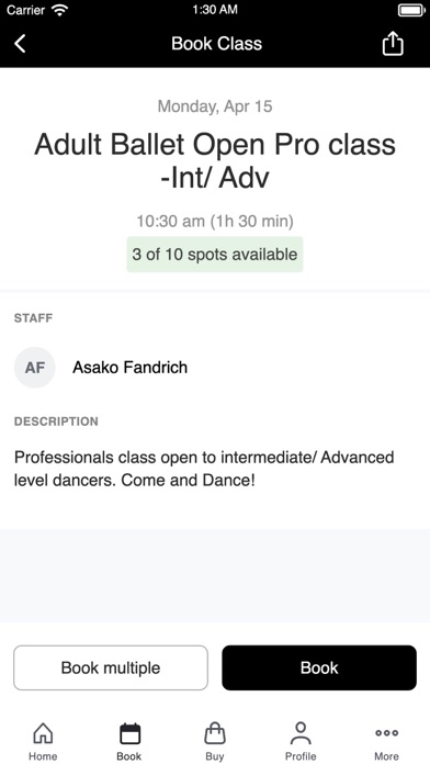 Contemporary Ballet Dallas Sch Screenshot