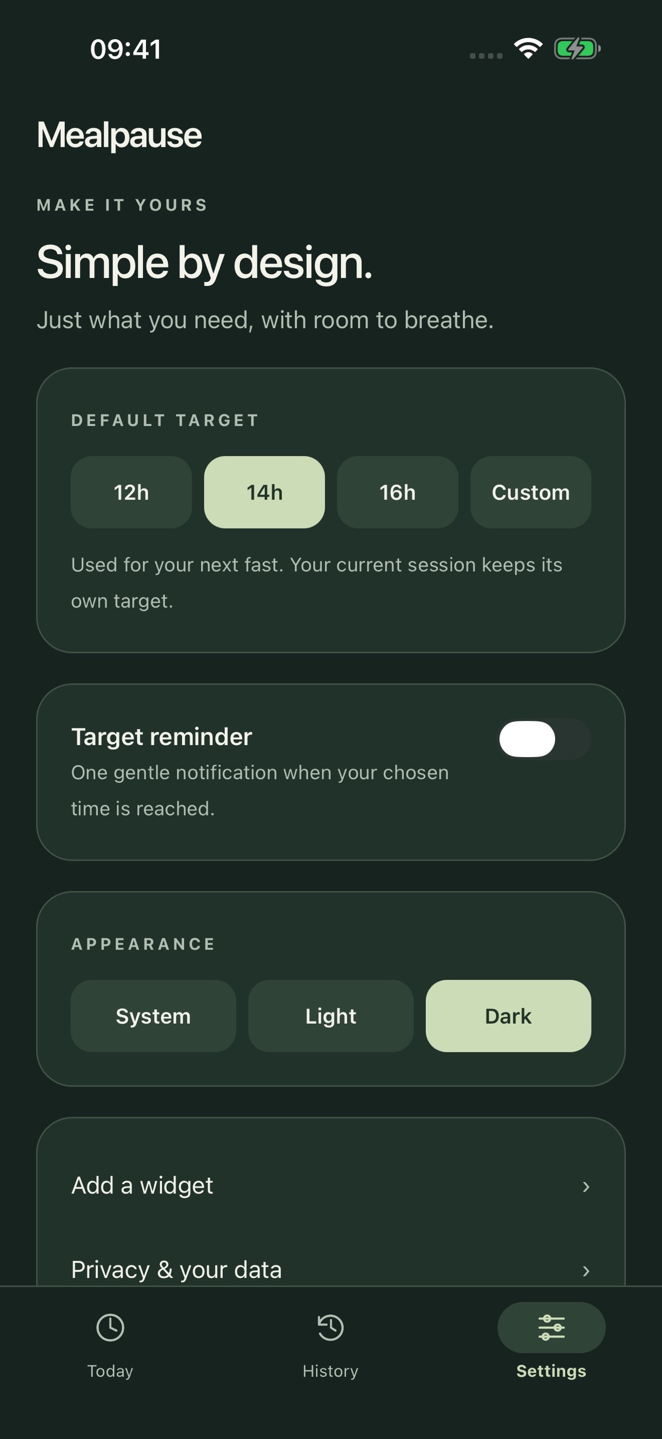 Screenshot 7 of Mealpause: Fasting Timer