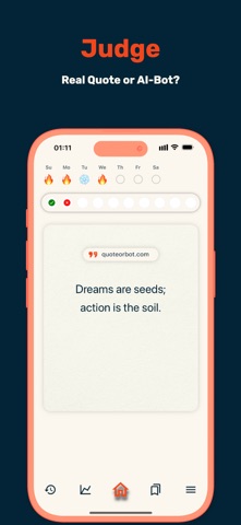 Motivation & Fun: Quote or Bot Screenshot 1 of 10