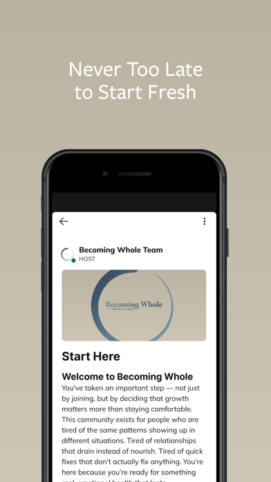 Becoming Whole iPhone screenshot 5 - Lifestyle app