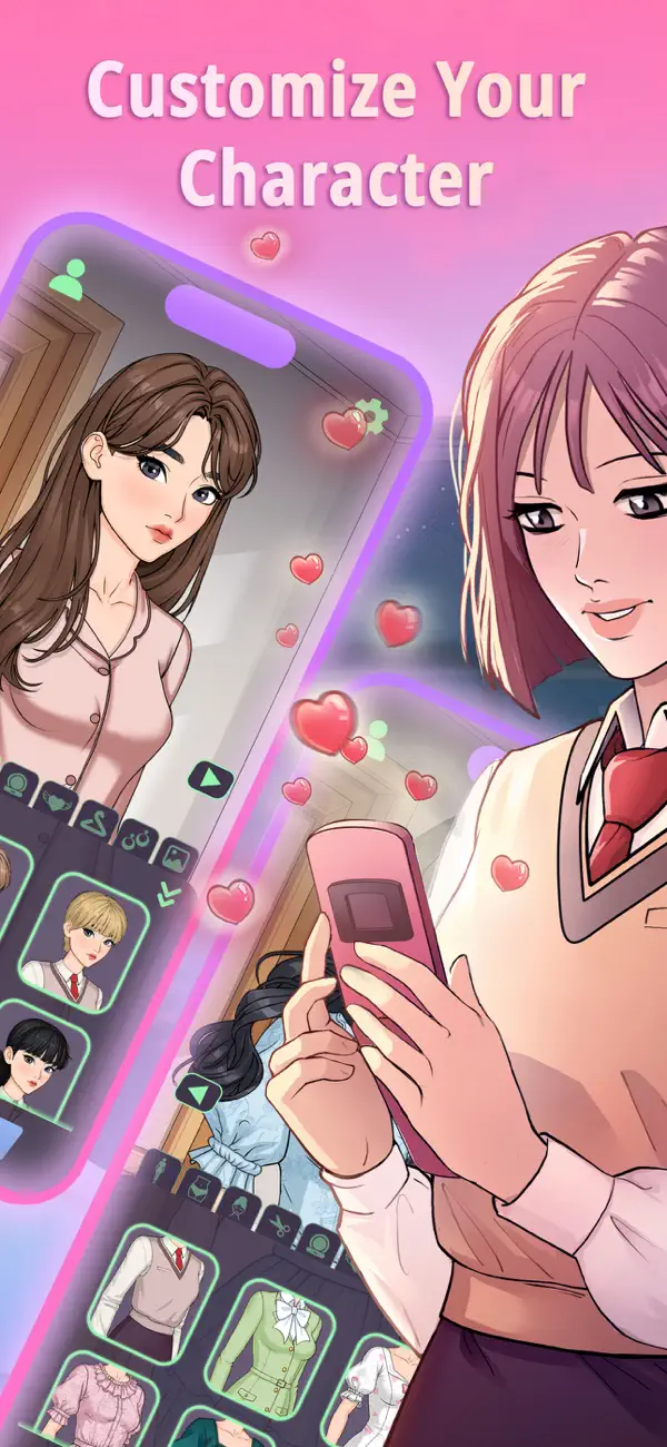 Unfolded: Webtoon Stories Hack screenshot 5 - game app interface