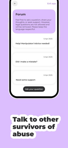 Violet+ iPhone screenshot