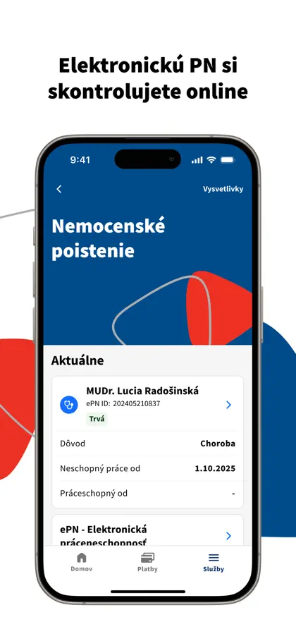 Screenshot 4 von 6 zu Sociálna poisťovňa