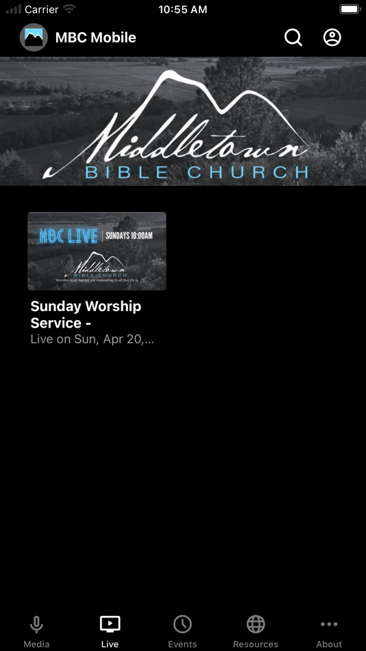#2. MBC Mobile App (iOS) Podle: Middletown Bible Church