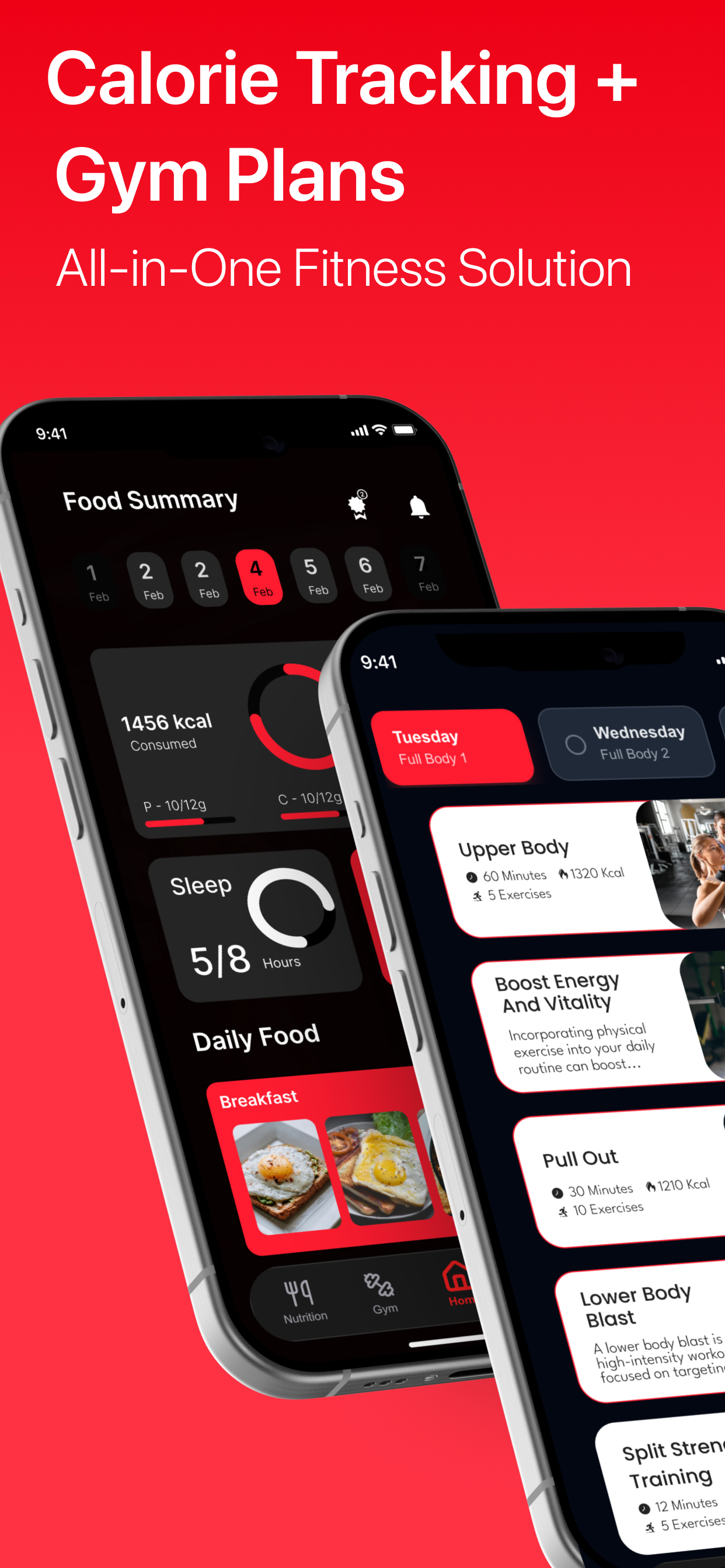 Intevia: Gym & Calorie Tracker screenshot 5
