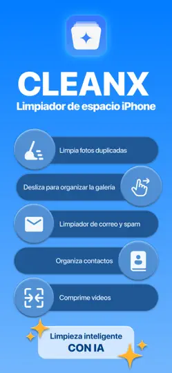 Captura de pantalla de CleanX: Ordena Tu Galería en iPhone 1