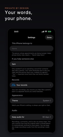 App screenshot