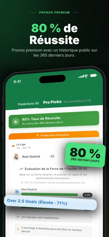 BetGPT - Pronostics Foot IA screenshot 4 of 6