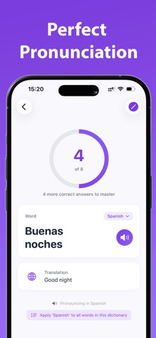 MemLingo: Vocabulary Builder iPhone screenshot