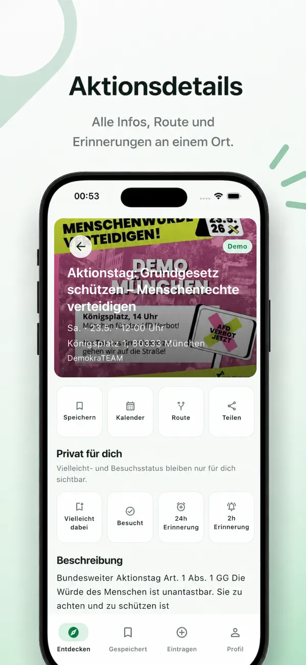 Screenshot #2 pour DemoRadar: Demos finden