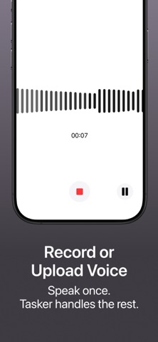Tasker - Voice Task AI Agent Screenshot 5 of 5