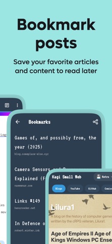 Small Web iPhone screenshot