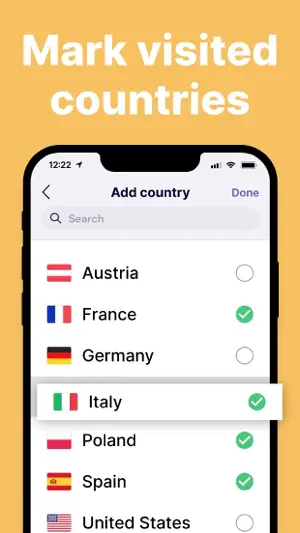 been: track visited countries screenshot 2