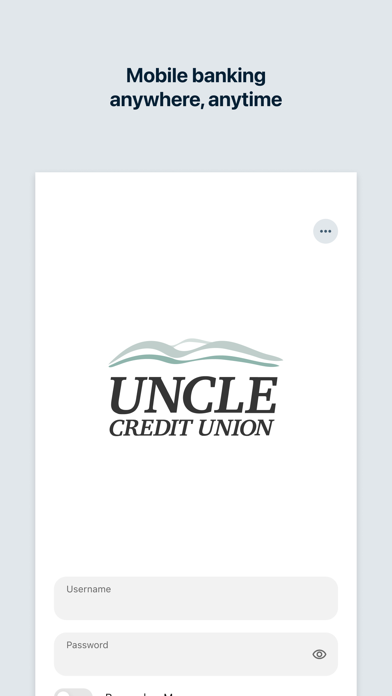 Screenshot #1 pour UNCLE Credit Union Mobile