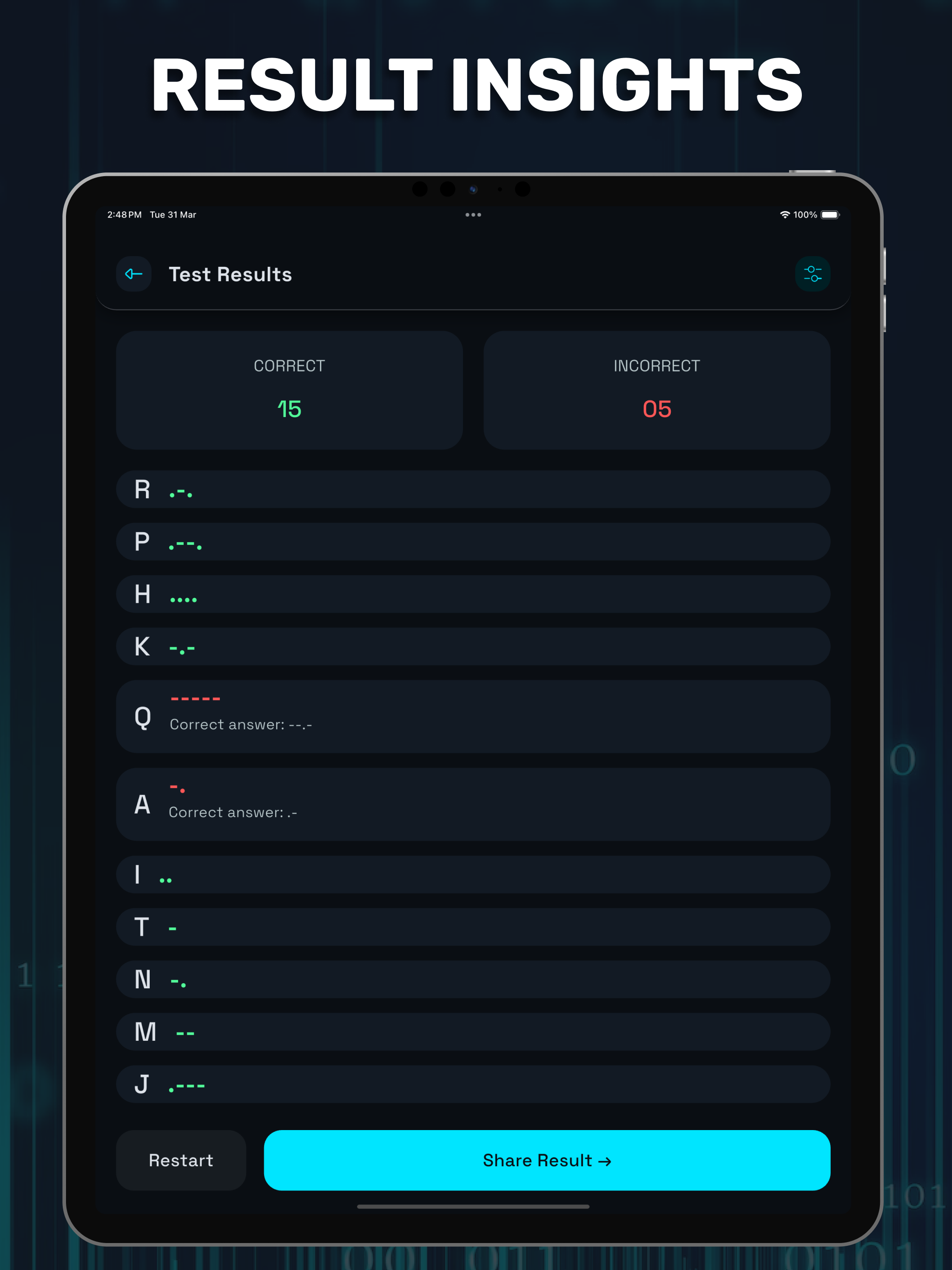 Morse Code Generator & Trainer