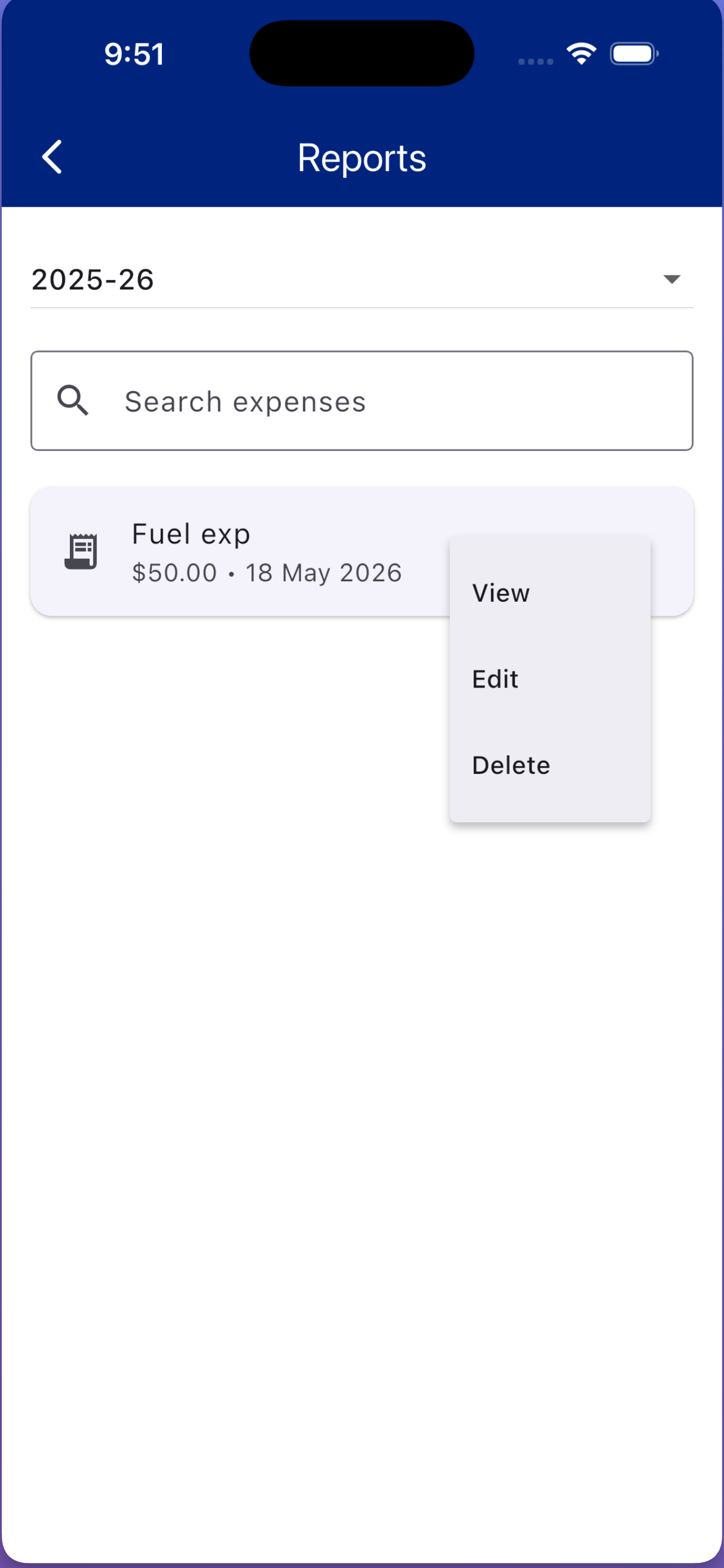 RefundMate Tax Expense Tracker