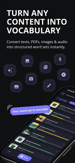 Lexilab – AI Vocabulary Studio screenshot 1