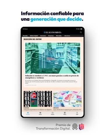 El Economista iPad screenshot 6