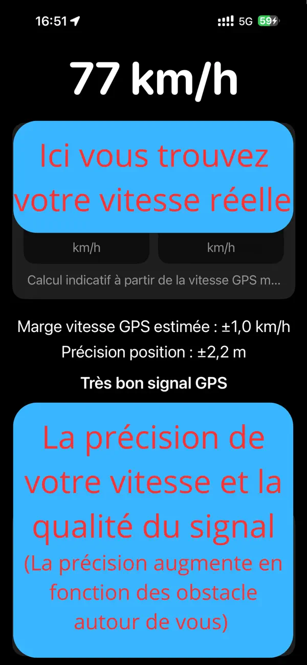 Screenshot #3 pour Vitesse Retenue Autoroute