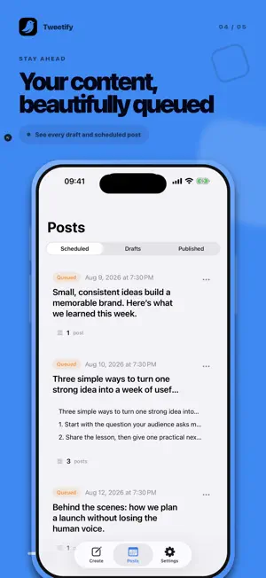 Tweetify: Post Scheduler screenshot 4