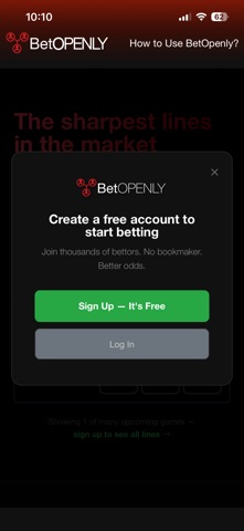 BetOPENLY Screenshot 2 of 8