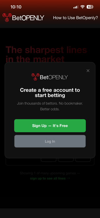 BetOPENLY Screenshot 2 of 8