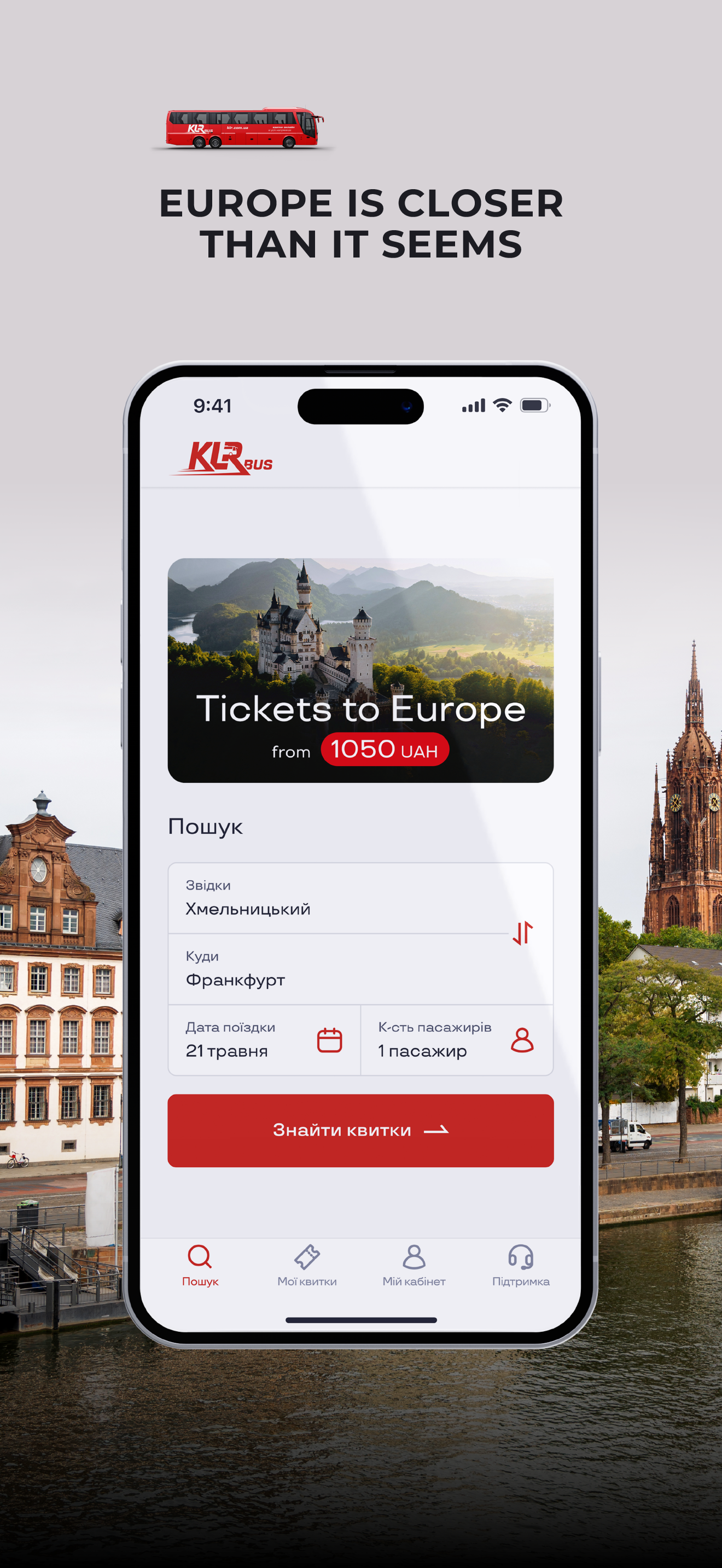 KLR Bus - tickets booking