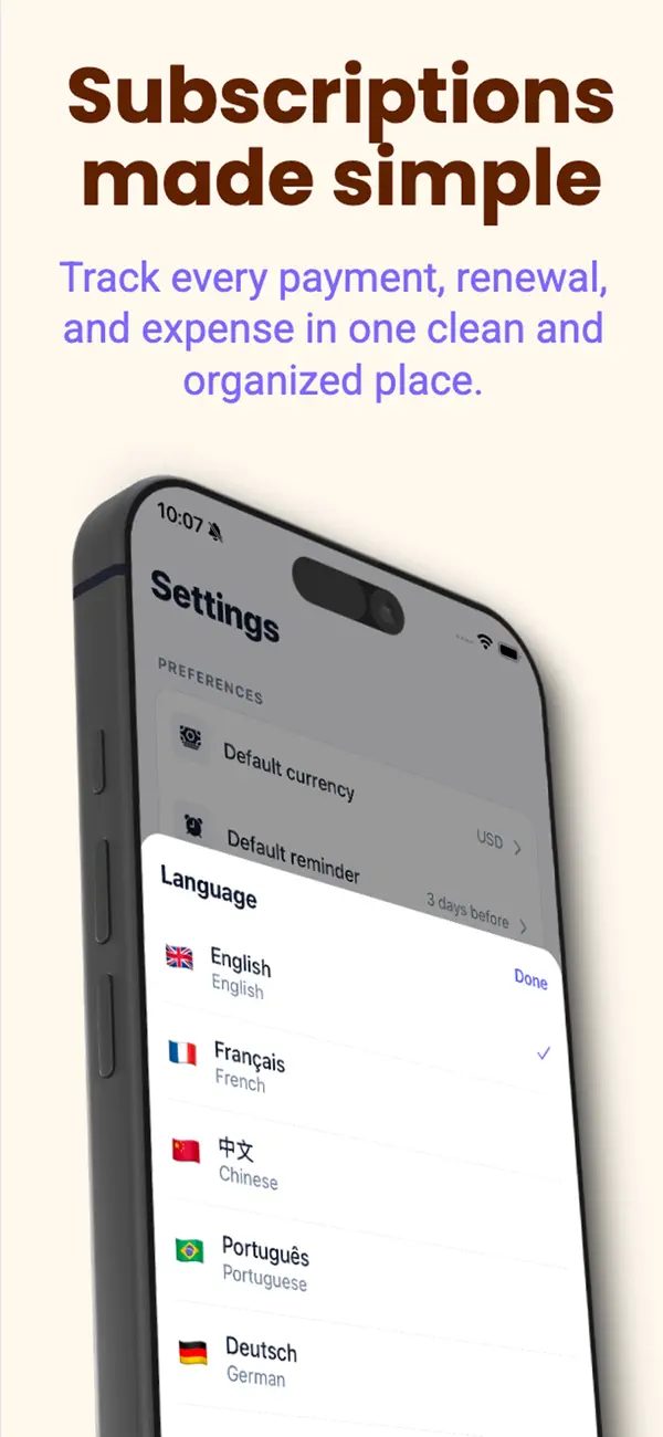 #5. subsTrucker (iOS) By: Rostam Sadiqi