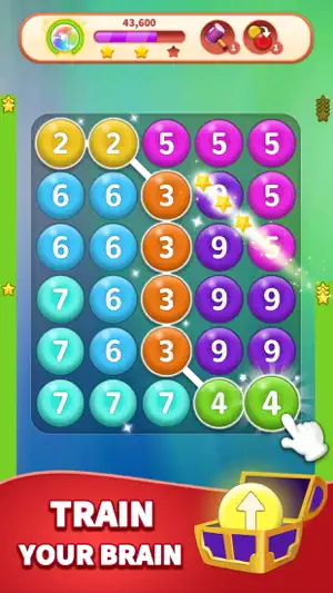 Connect Number - Bubble Game screenshot 2