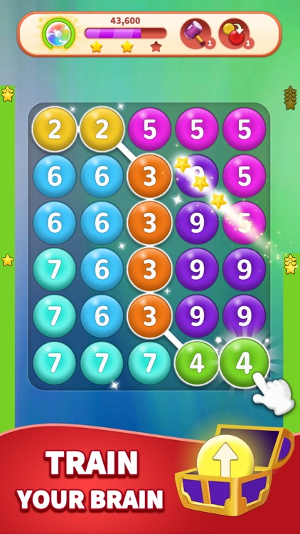 Connect Number - Bubble Game