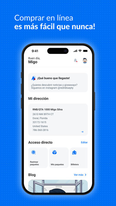 RednBlue iPhone screenshot 1 - Shopping app