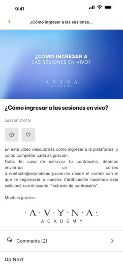 Avyna Academy iPhone Screenshot 3