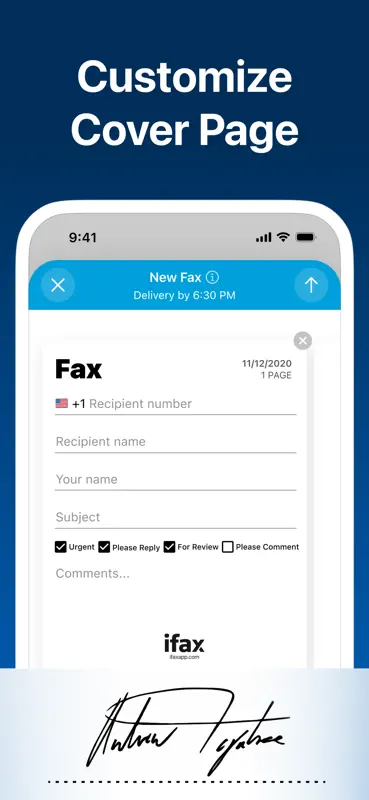 Fax Sending App Ad Free Faxes screenshot 5 of 10