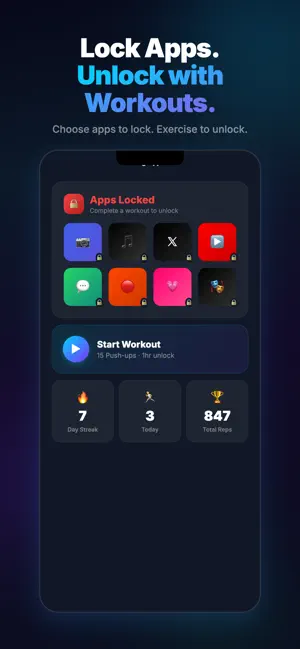 fitlock: body & app control screenshot 1