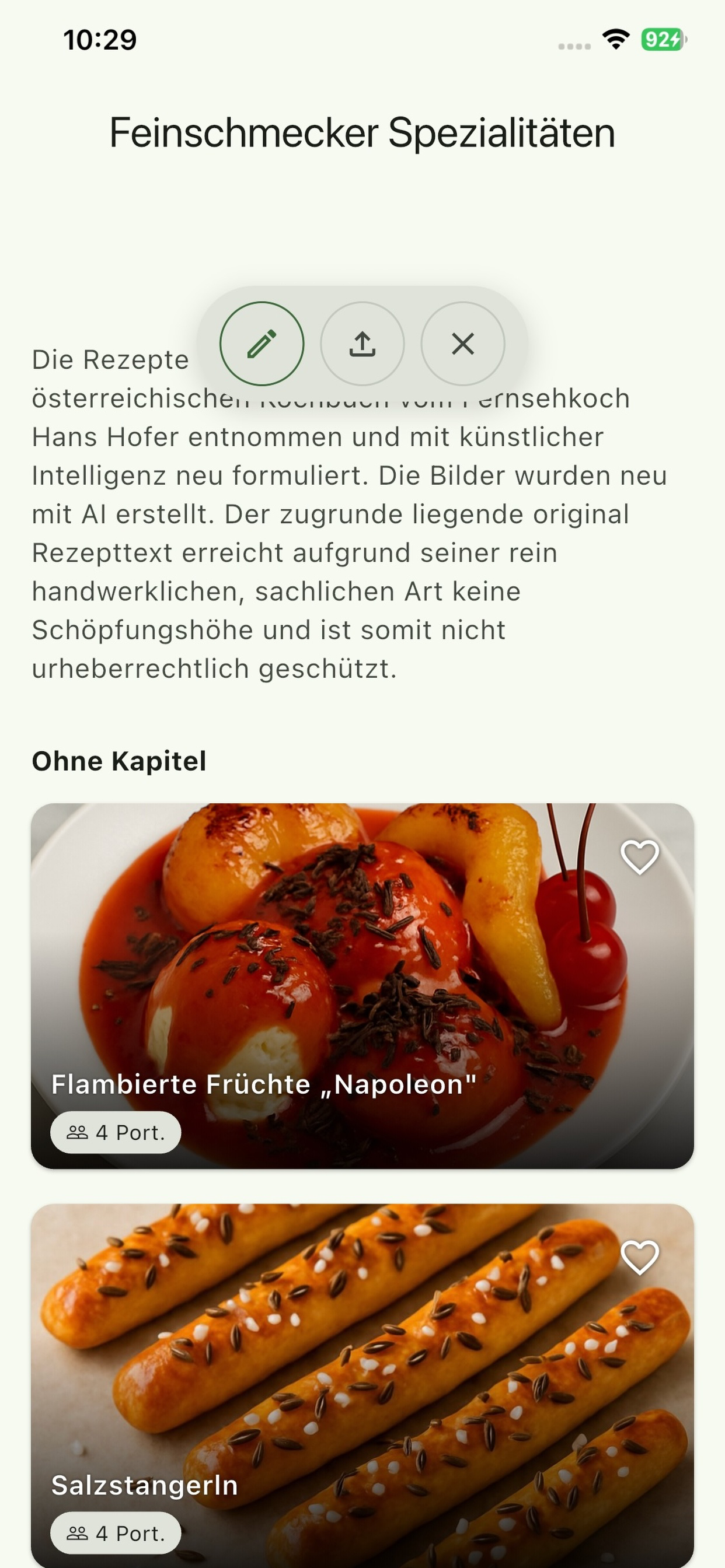 Genuss Planer screenshot 3