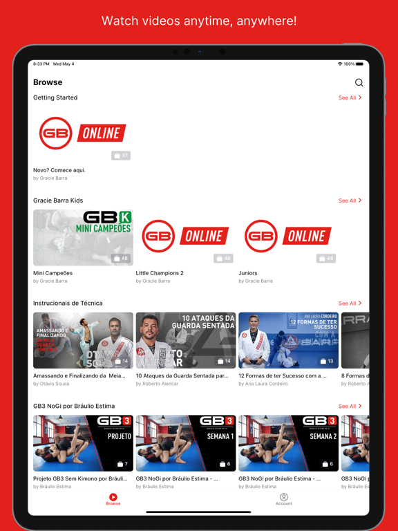 Screenshot #4 pour Gracie Barra Online Brasil