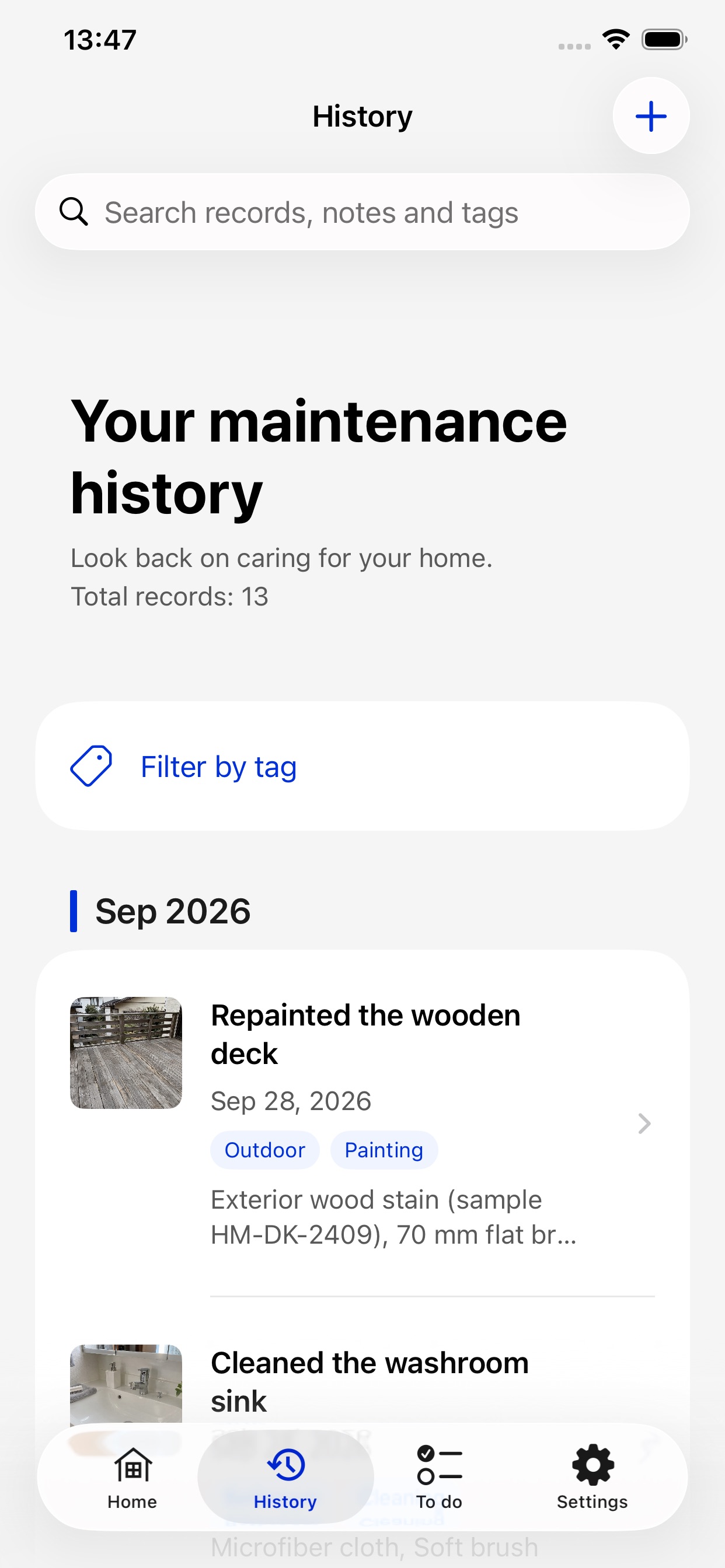 Screenshot 2 of HomeMemo: Home Maintenance