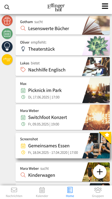 Effingerhof app screenshot