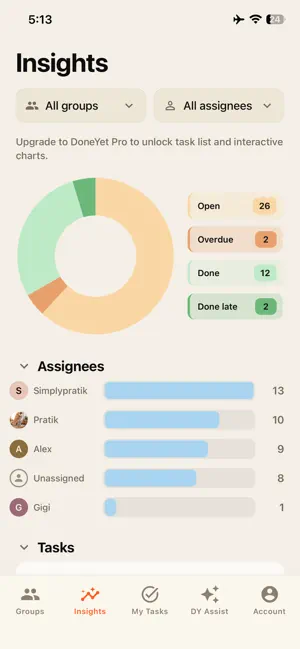 DoneYet: Groups & Tasks screenshot 4