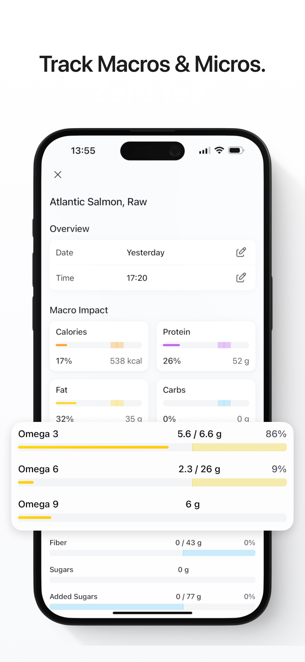 OpenNutrition Macro Tracker