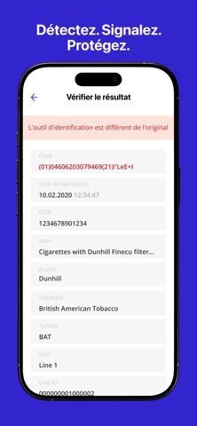 Product Authentication screenshot