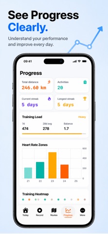 Run Bike Walk – GPS Tracker iPhone screenshot