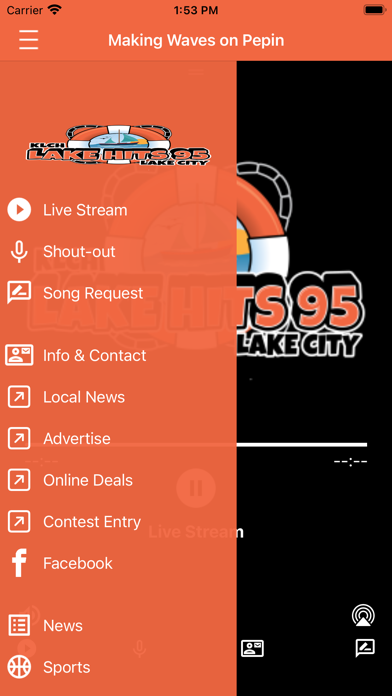 Lake Hits KLCH Screenshot
